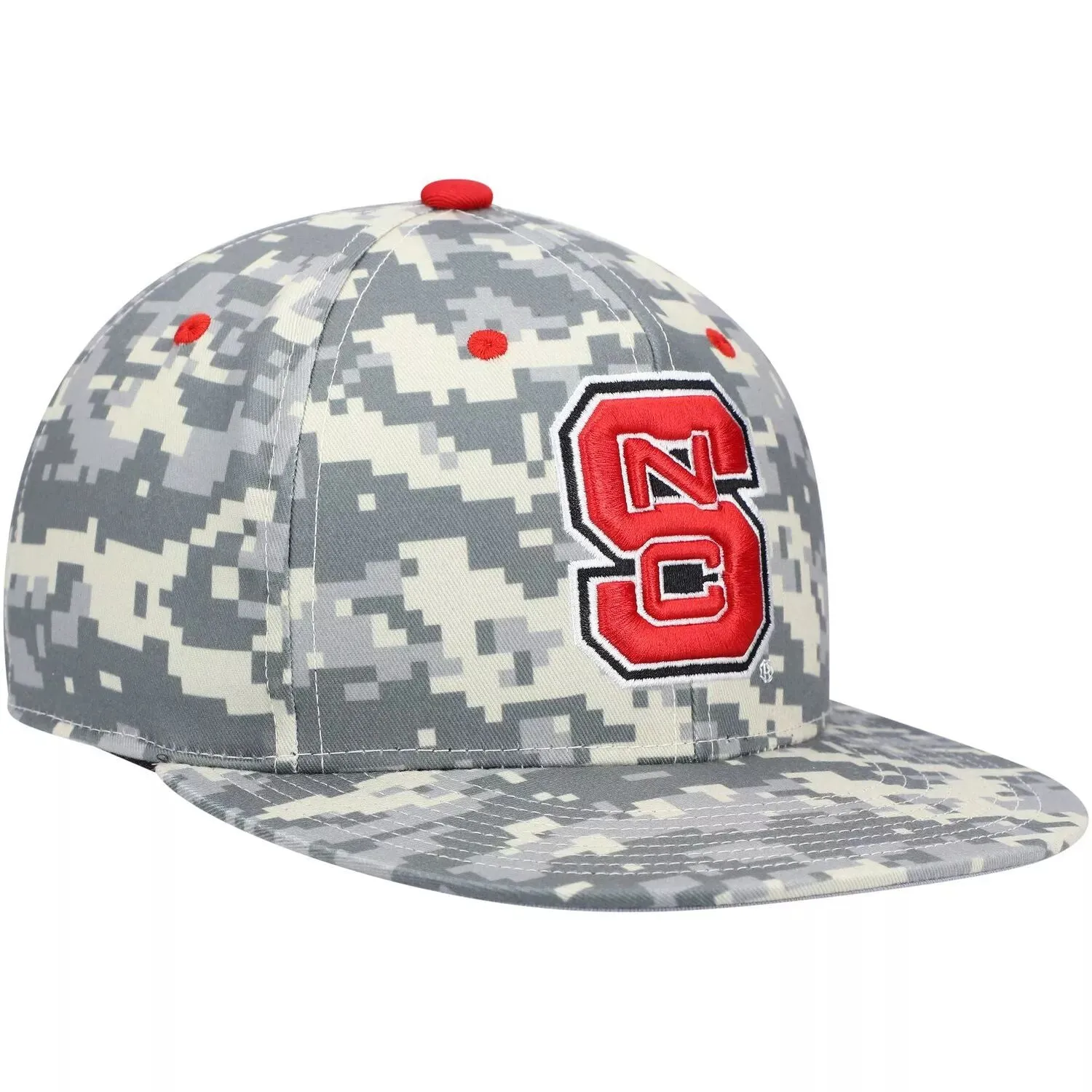 adidas Camo NC State Wolfpack Men's Baseball Cap in Gray