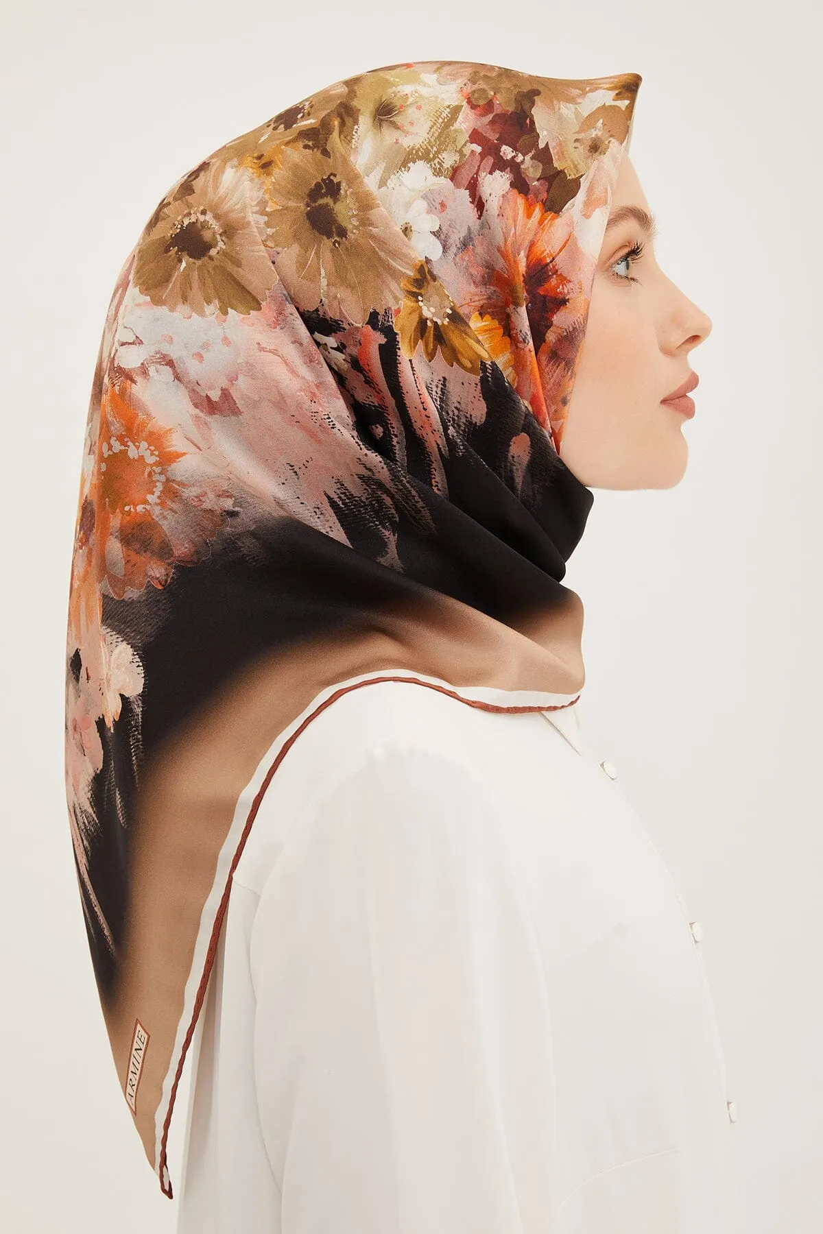 Armine Estella Floral Silk Scarf #3