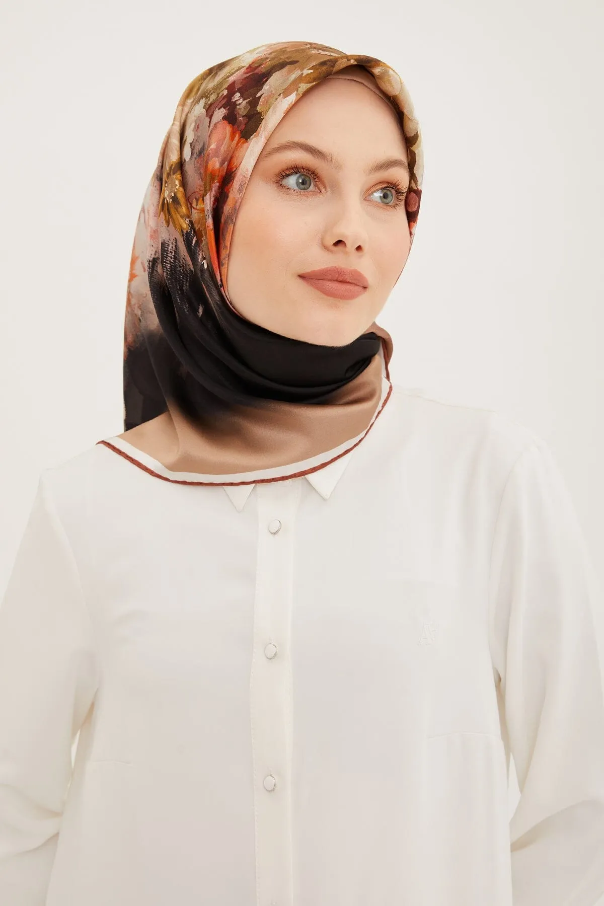 Armine Estella Floral Silk Scarf #3