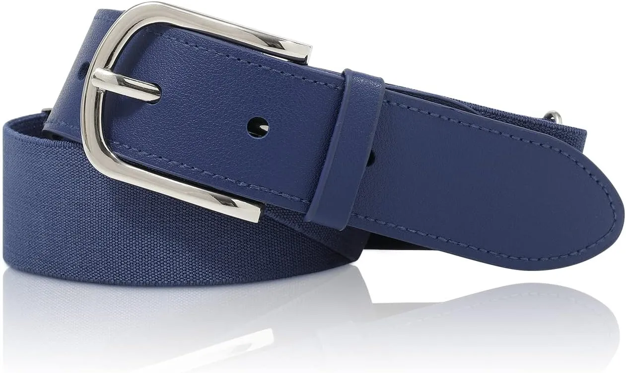 AWAYTR Adult and Youth Baseball Belt - Elastic Adjustable Softball Uniform Belts for Kids Boys and Girls