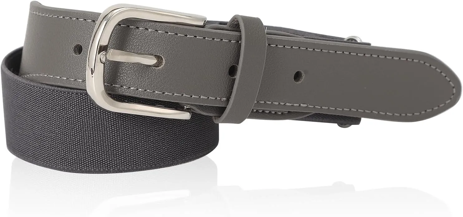 AWAYTR Adult and Youth Baseball Belt - Elastic Adjustable Softball Uniform Belts for Kids Boys and Girls