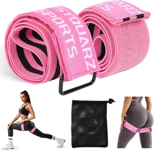 Booty Bands for Working Out, Blood Flow Restriction Bands for Women/Men, Adjustable Velcro Occlusion Resistance Bands BFR Training Bands for Glutes & Hip Building 2 Pack