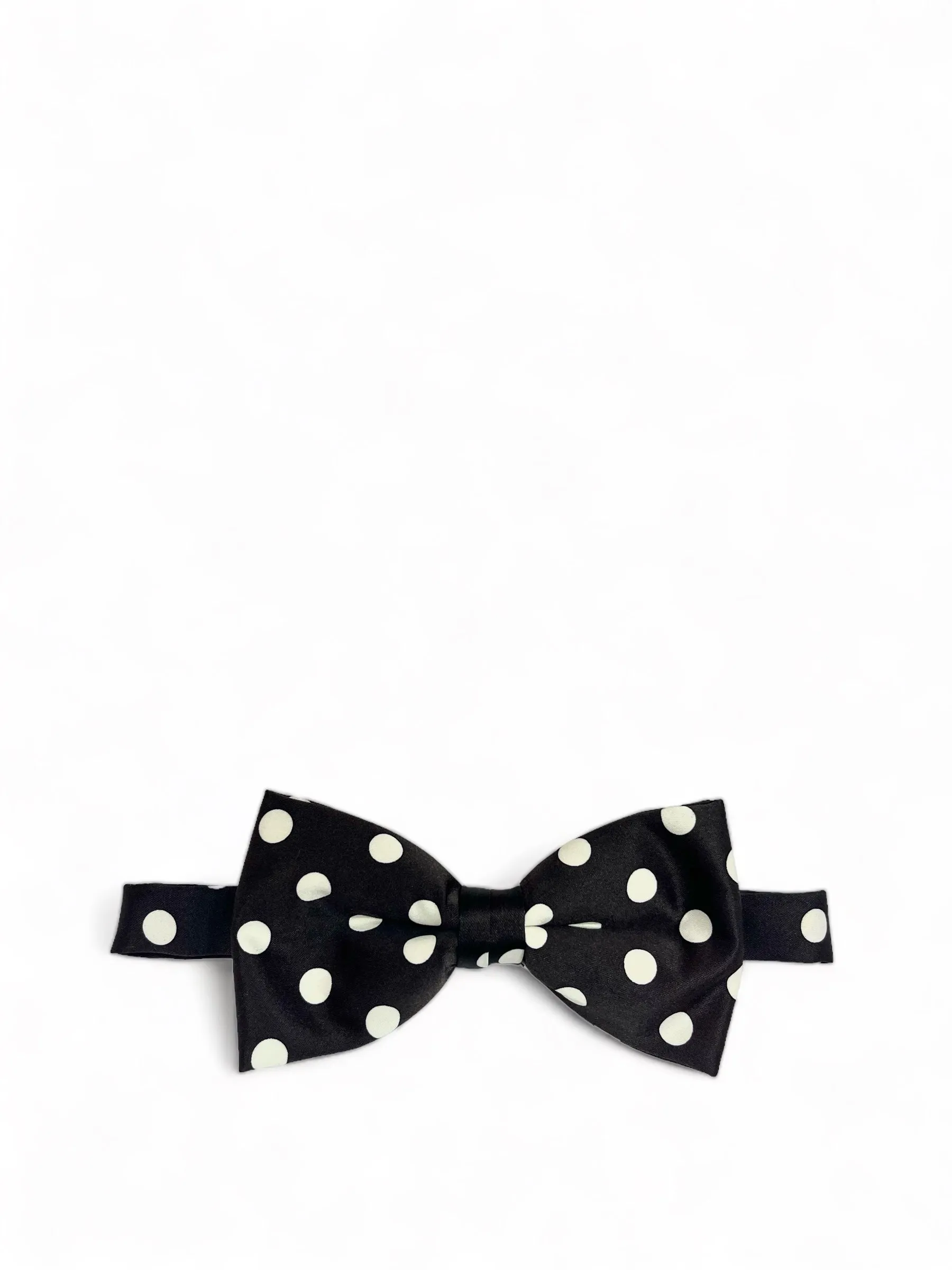 Chocoalte Brown and White Bow Tie and Pocket Square
