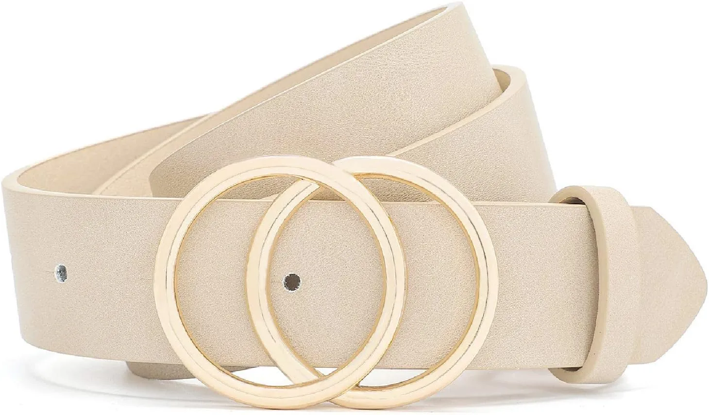 Earnda Women's Leather Belt Fashion Soft Faux Leather Waist Belts For Jeans Dress