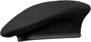 Gajaous British Military Berets with Leather Sweatband, Adjustbale Army Wool Beret for Men & Women