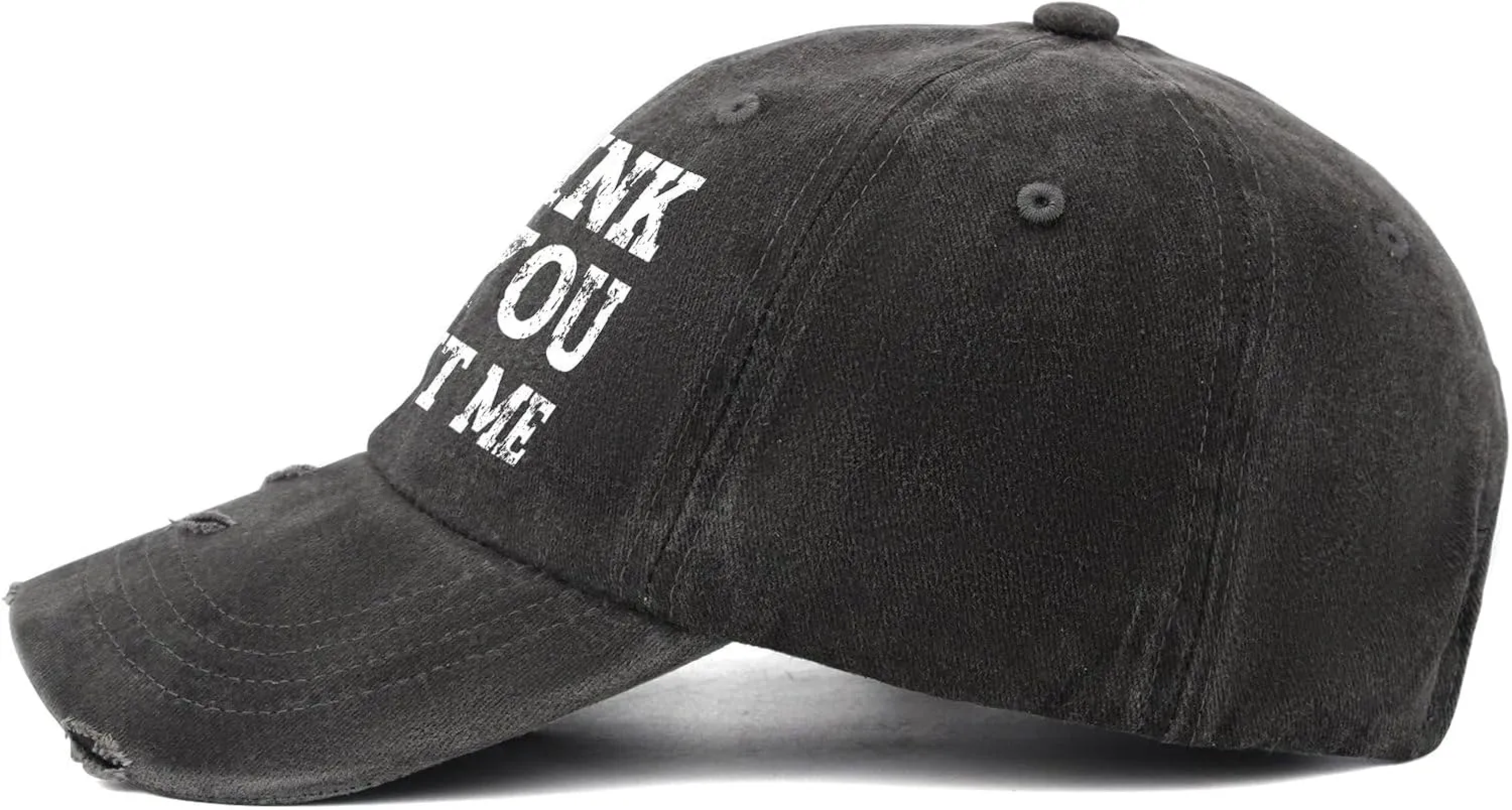 Go Ask Your Dad Hats for Men Washed Distressed Baseball Caps Vintage Washed Ball Cap Light Weight