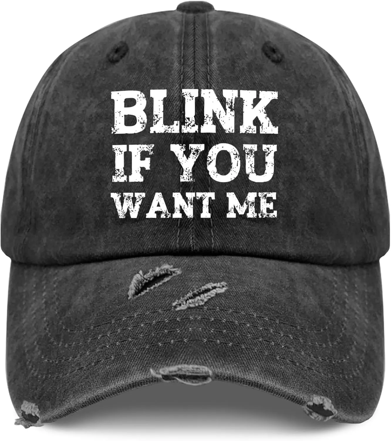 Go Ask Your Dad Hats for Men Washed Distressed Baseball Caps Vintage Washed Ball Cap Light Weight