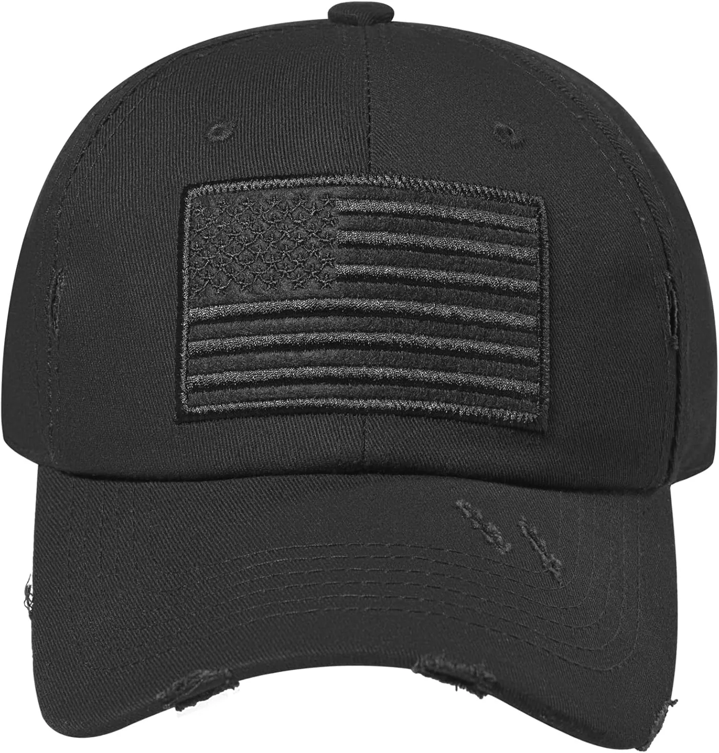 IIN American Flag Baseball Cap for Men Women Low Profile USA Army Tactical Operator Military Plain Dad Hat