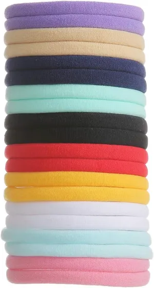 inSowni 50 Pack Super Soft Stretchy DIY Solid Nylon Headbands Baby Hair Bands One Size Fits All