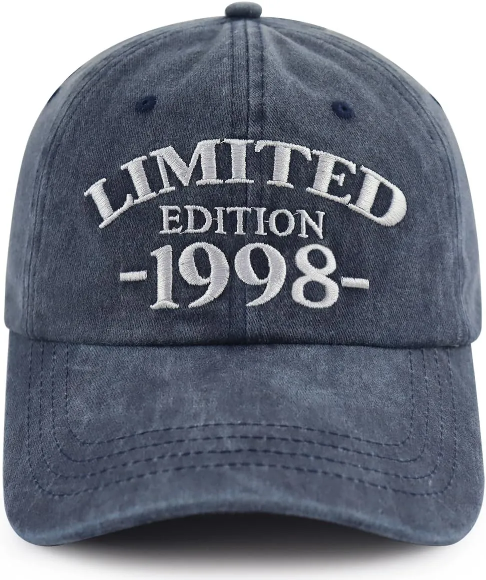 Limited Edition 1990 1991 1992 1993 1994 1995 1996 1997 1998 1999 Hat for Men Women, Adjustable Cotton Baseball Cap