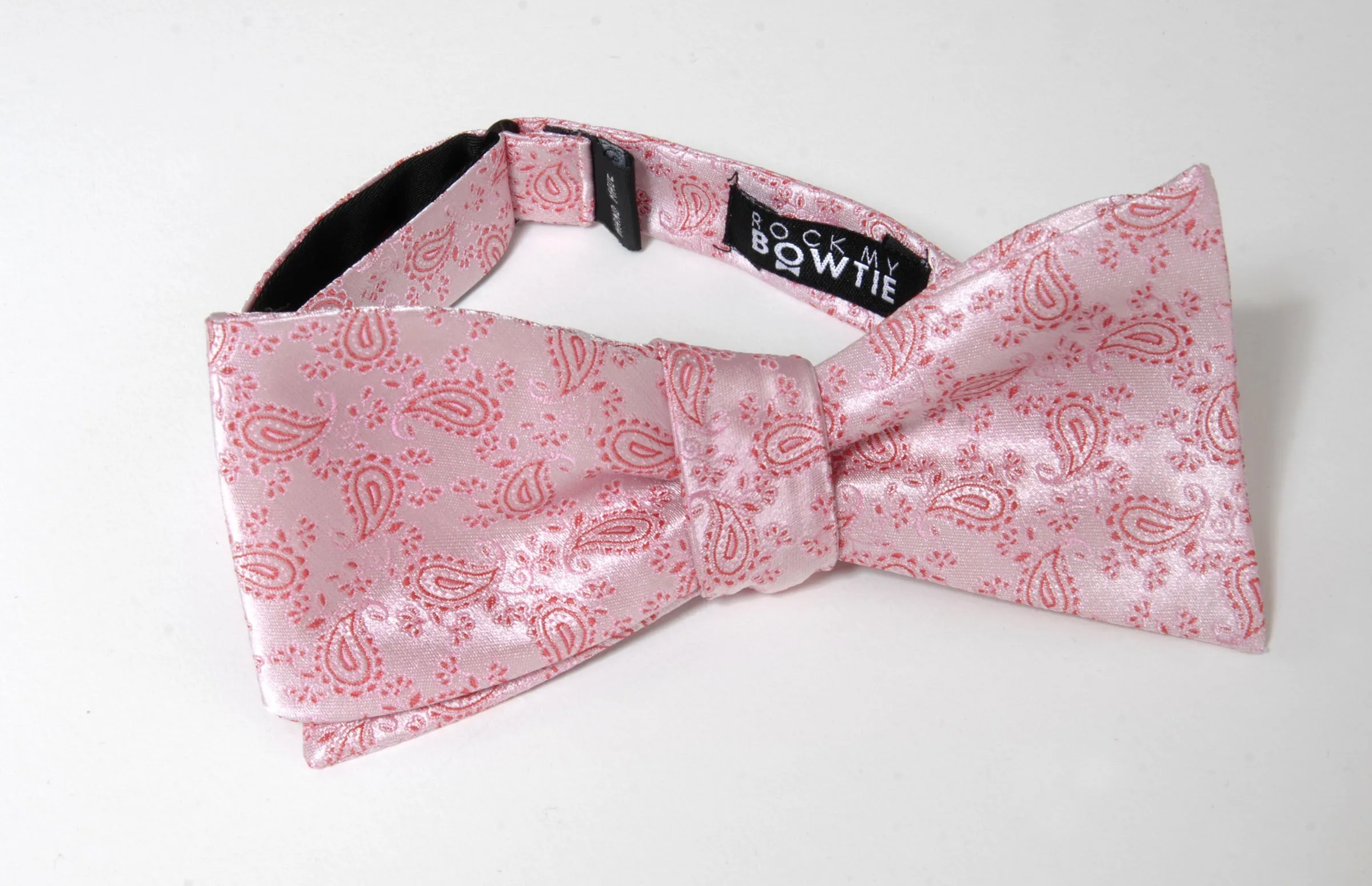 Modern Paisley Light Pink and Salmon