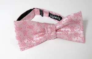 Modern Paisley Light Pink and Salmon