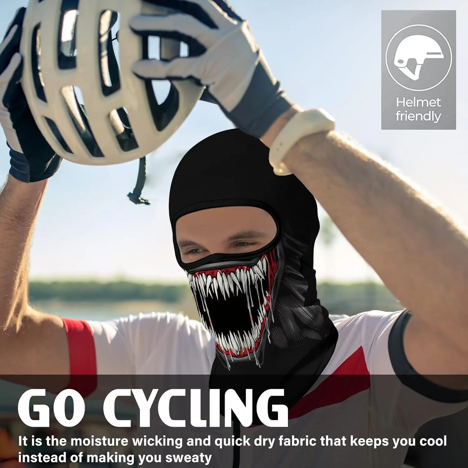 Obacle Balaclava Face Mask Men Women Lightweight for Ski Hunting Cycling Fishing