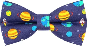 OCIA Cute Pattern Pre-tied Bow Tie Adjustable Bowties for Adult & Children