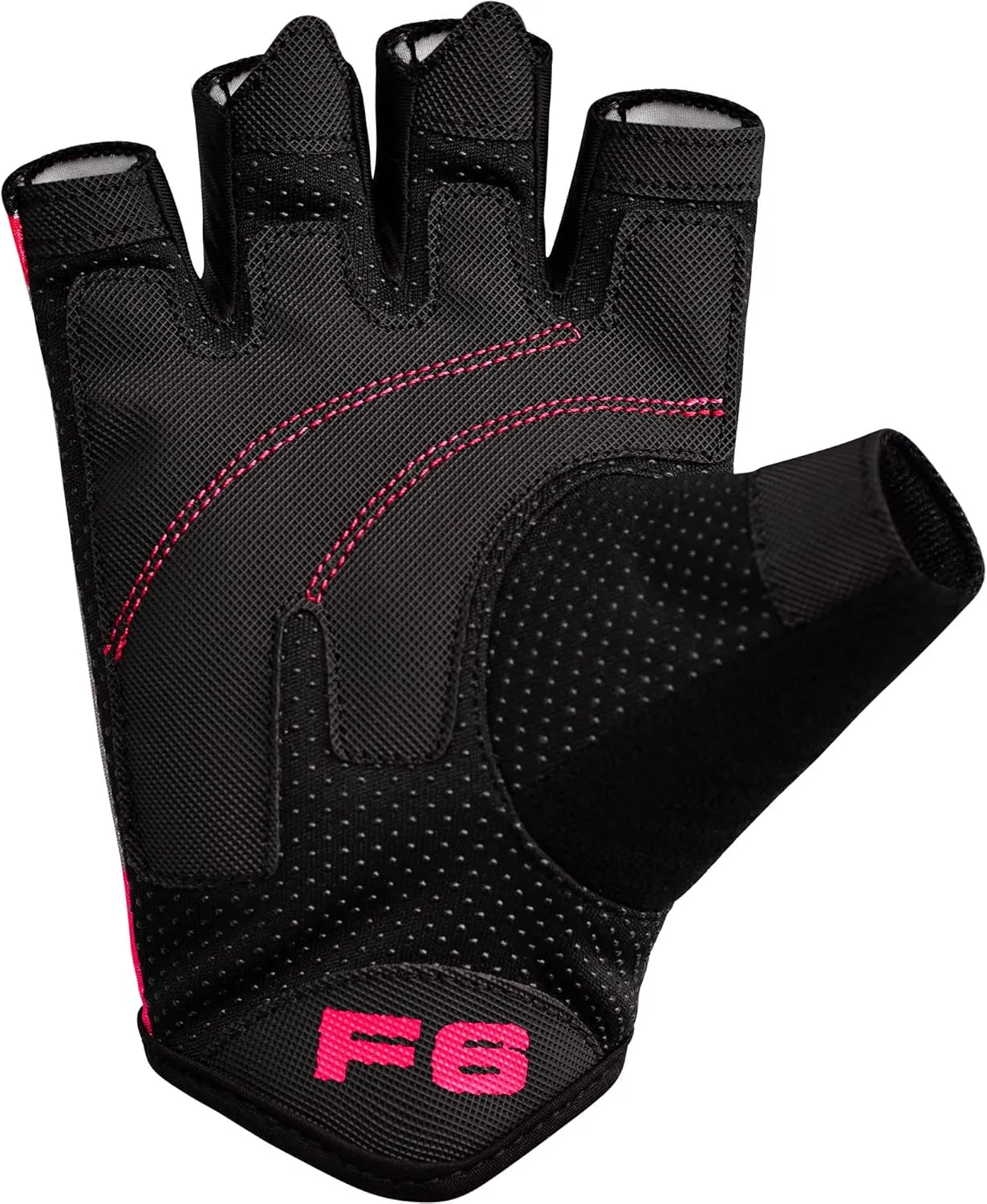 RDX Weight Lifting Gloves Women Fitness Workout, Anti Slip Padded Palm Grip Protection, Elasticated Breathable, Powerlifting Gym Bodybuilding Strength Training, Half Finger, Cycling Calisthenics