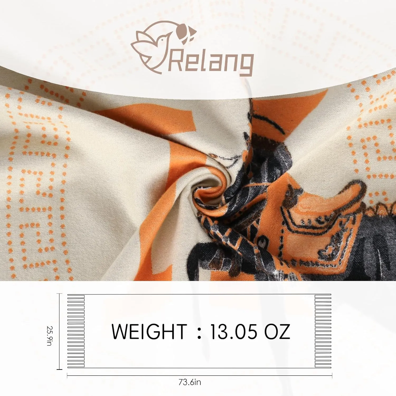 Relang Scarfs for Women Pashmina Silky Shawl Wrap for Evening Dressing Blanket Open Front Poncho Cape