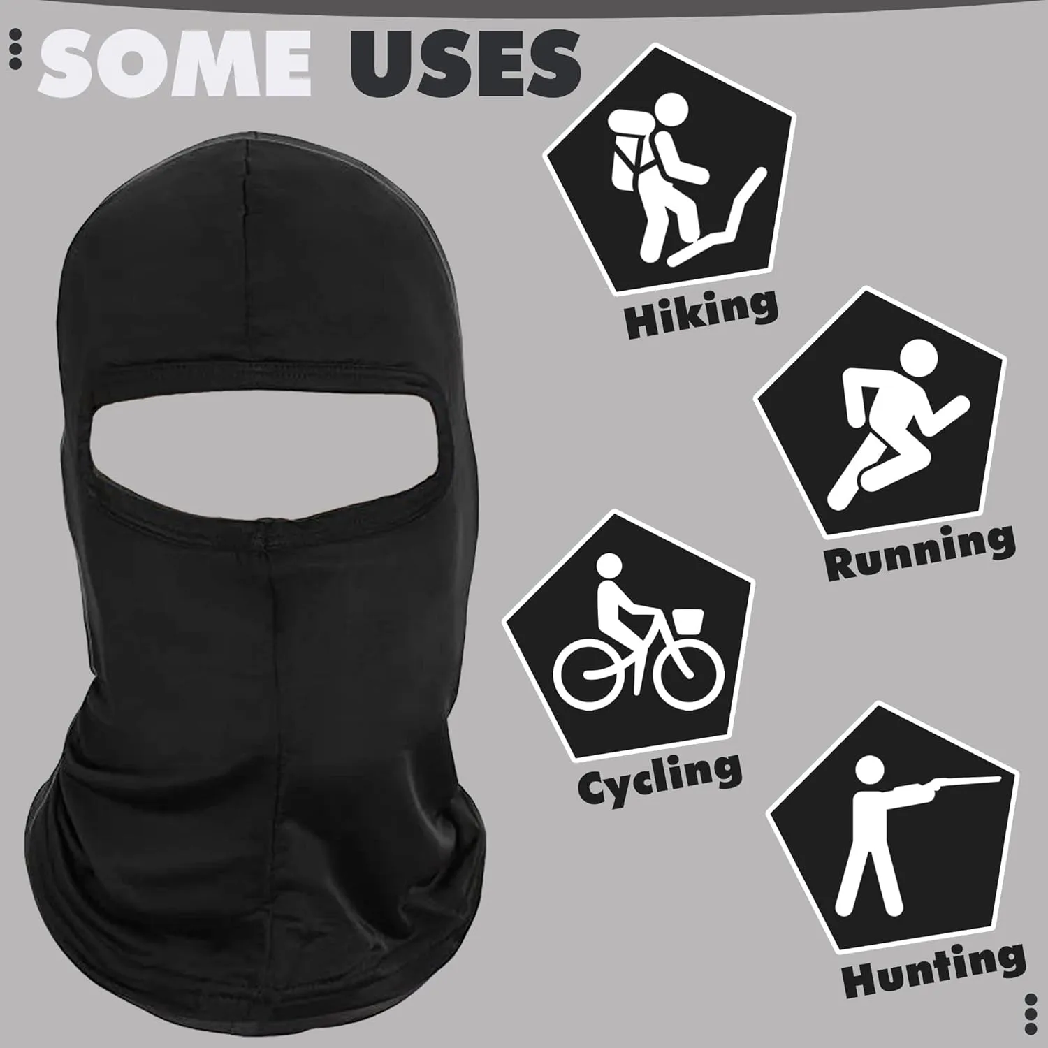Silk Balaclava Face Mask Men - Breathable Under Helmet Wear Windproof Motorcycle Balaclava