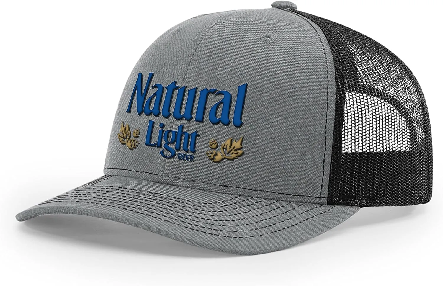 theCHIVE Natural Light Snapback Hat Grey/Black