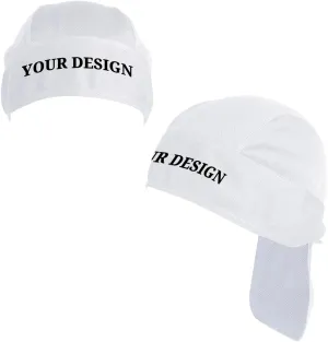 TopTie Custom Printing Cycling Do Rag Skull Cap Sweat Wicking Doo Rags Helmet Liner Cooling Cap