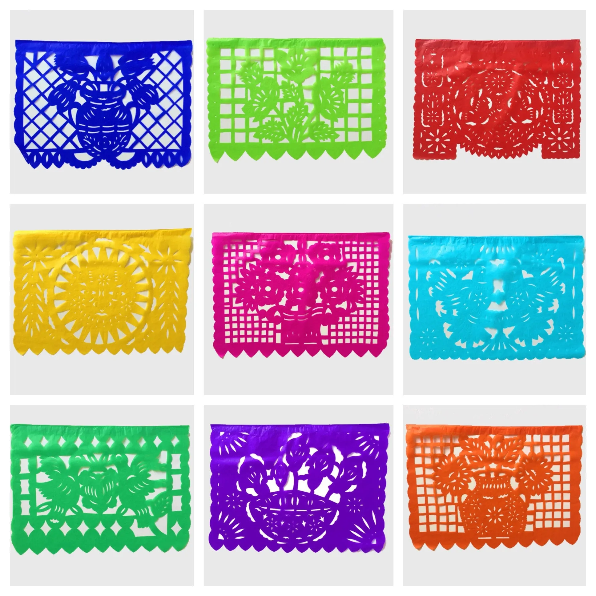 Wholesale Papel Picado Banner, 5 pack Large