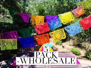 Wholesale Papel Picado Banner, 5 pack Large
