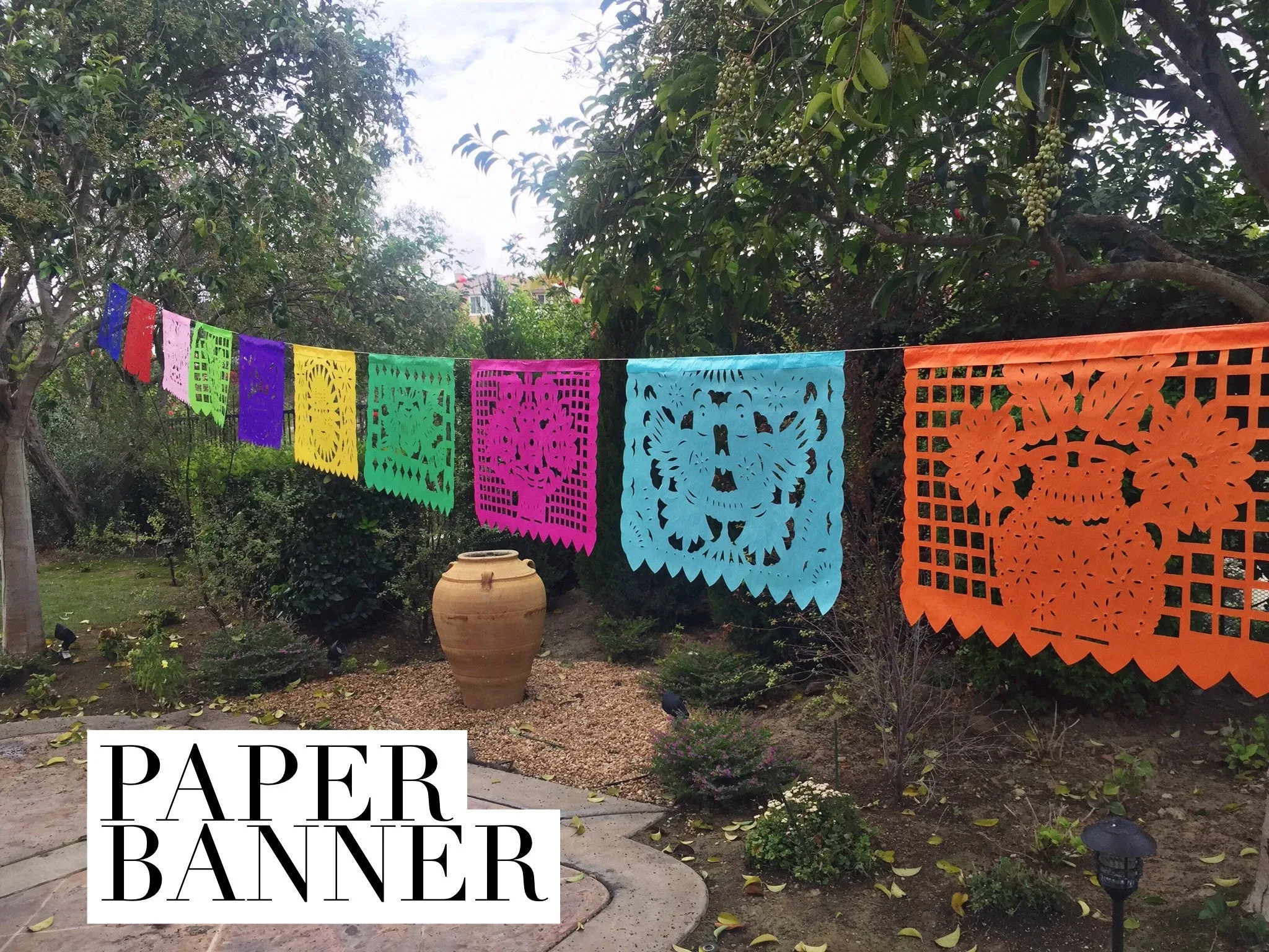 Wholesale Papel Picado Banner, 5 pack Large