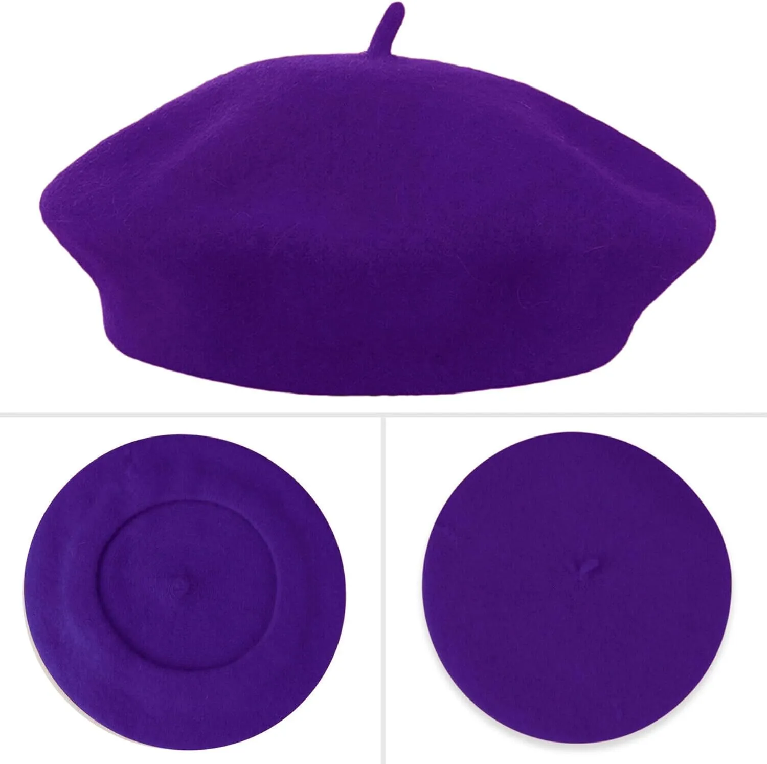 Women's Beret Hats  Chic French Berets for Women, Premium Wool Beret  A Classic Wardrobe Addition for Stylish Women