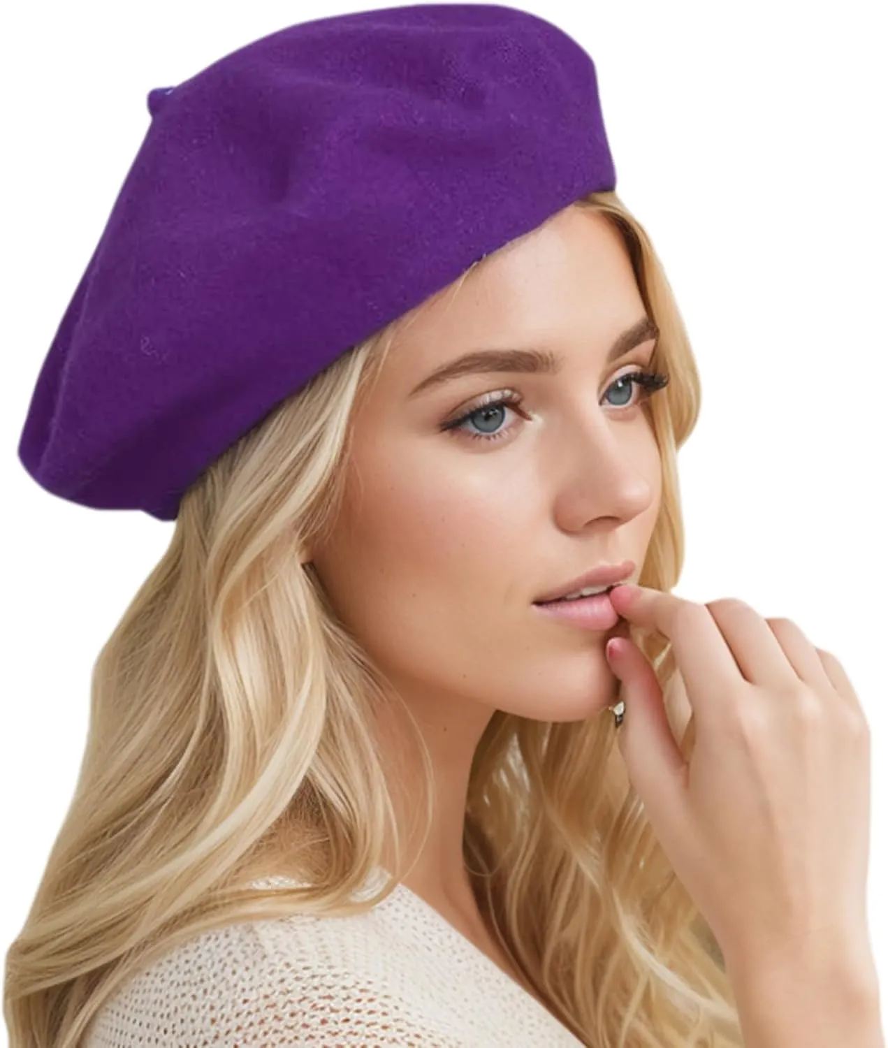 Women's Beret Hats  Chic French Berets for Women, Premium Wool Beret  A Classic Wardrobe Addition for Stylish Women